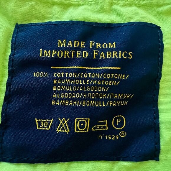 Polo Ralph Lauren Chino Shorts Pima Cotton Standard Fit Flat Front Green Size 36 - Picture 6 of 11